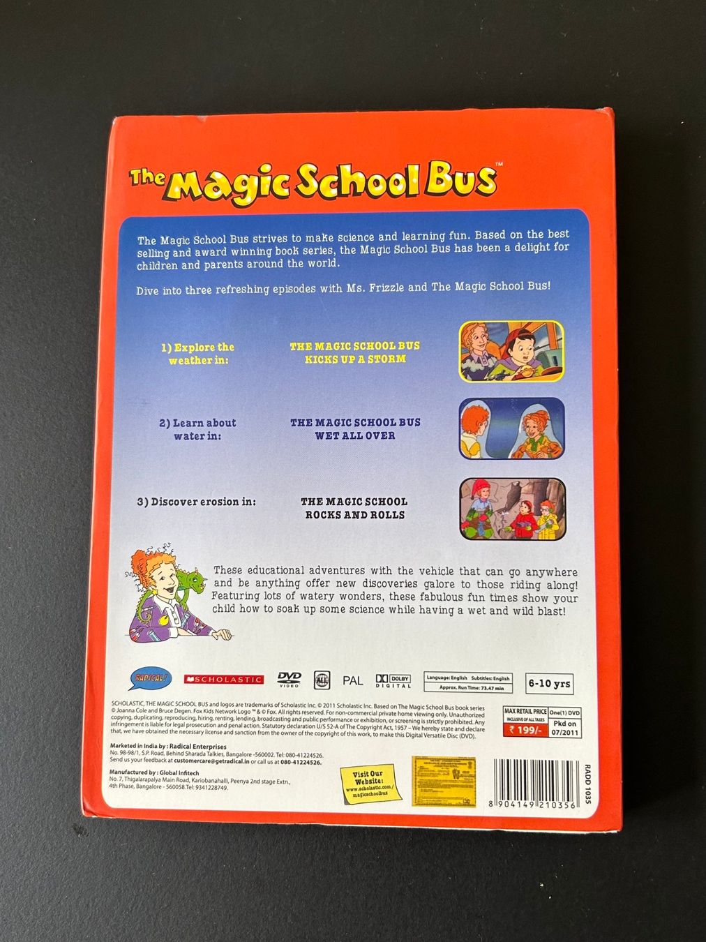 Tutti i DVDs: [DVD] The Magic School Bus / Wet All Over – Usato da Dietlikon venduto da Mankai 1