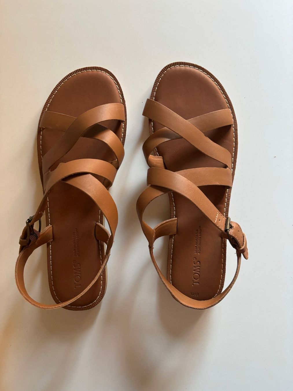 Toms Damenschuhe: Sandale, Sandalette, Braun, Gr 42 – Neu (gemäss Beschreibung) aus Luzern von Jurschka 1