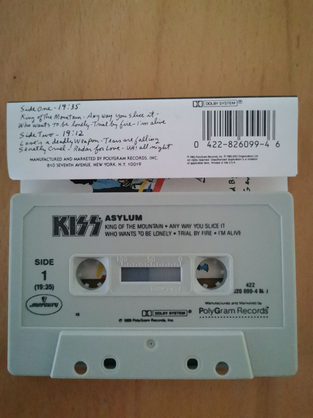Musicassette: Kiss - Asylum MC Kassette – Usato da St.Gallen venduto da Tamal0204 1