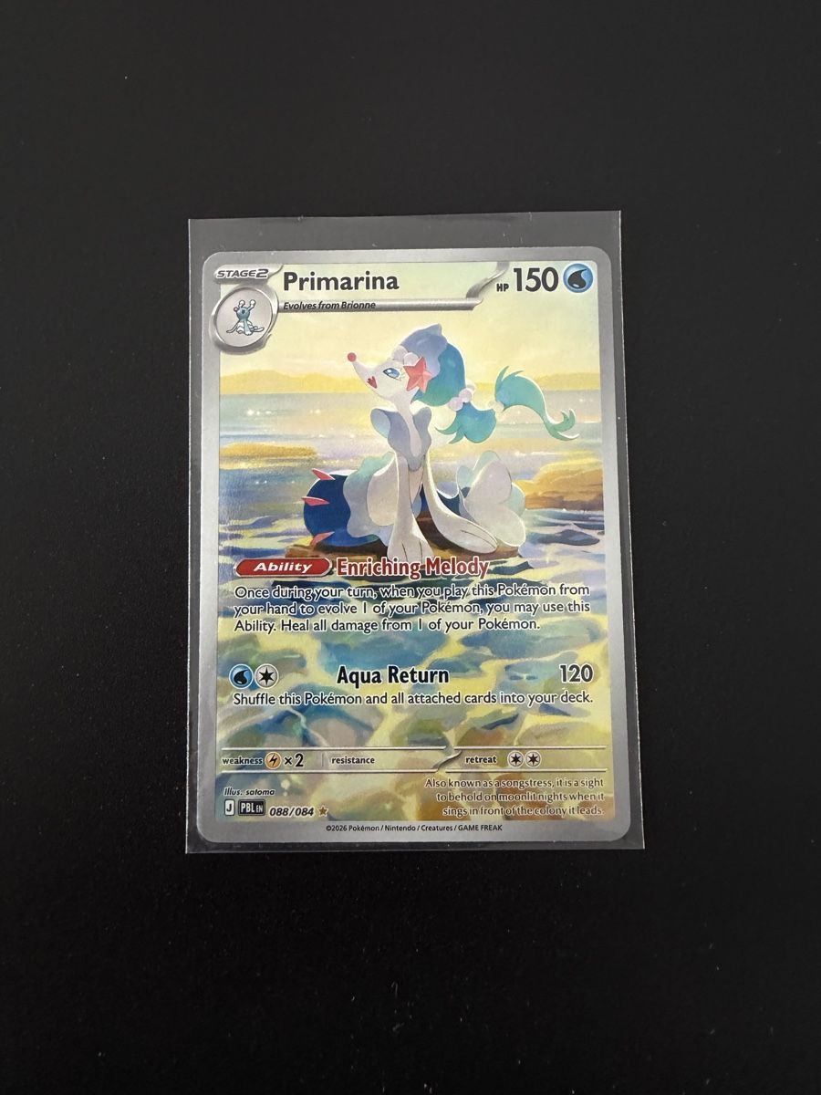 Pokémon Carte collezionabili: 🇺🇸Pokemon Primarina - IR - 088/084 -  pitch black – Nuovo (secondo la descrizione) da Chermignon venduto da Lazzarosarra