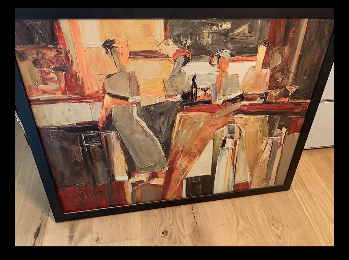 Dipinti: Sitting at the Bar, Yuri Tremler - Replika – Usato da Obernau venduto da fab_9wnq