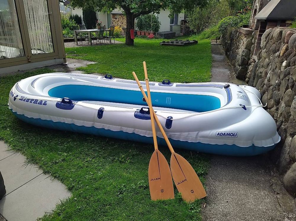 Schlauchboot Adamoli Shuttle 340 mit Holz-Paddel (Gebraucht) in ...