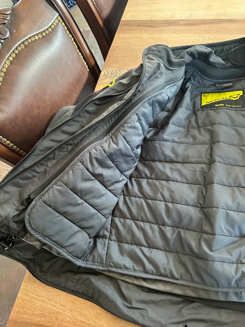 Giacche: Macna Motorradjacke, Grösse 36, oder Grösse S, Schwarz/Grau – Usato da Boswil venduto da Roy67 6