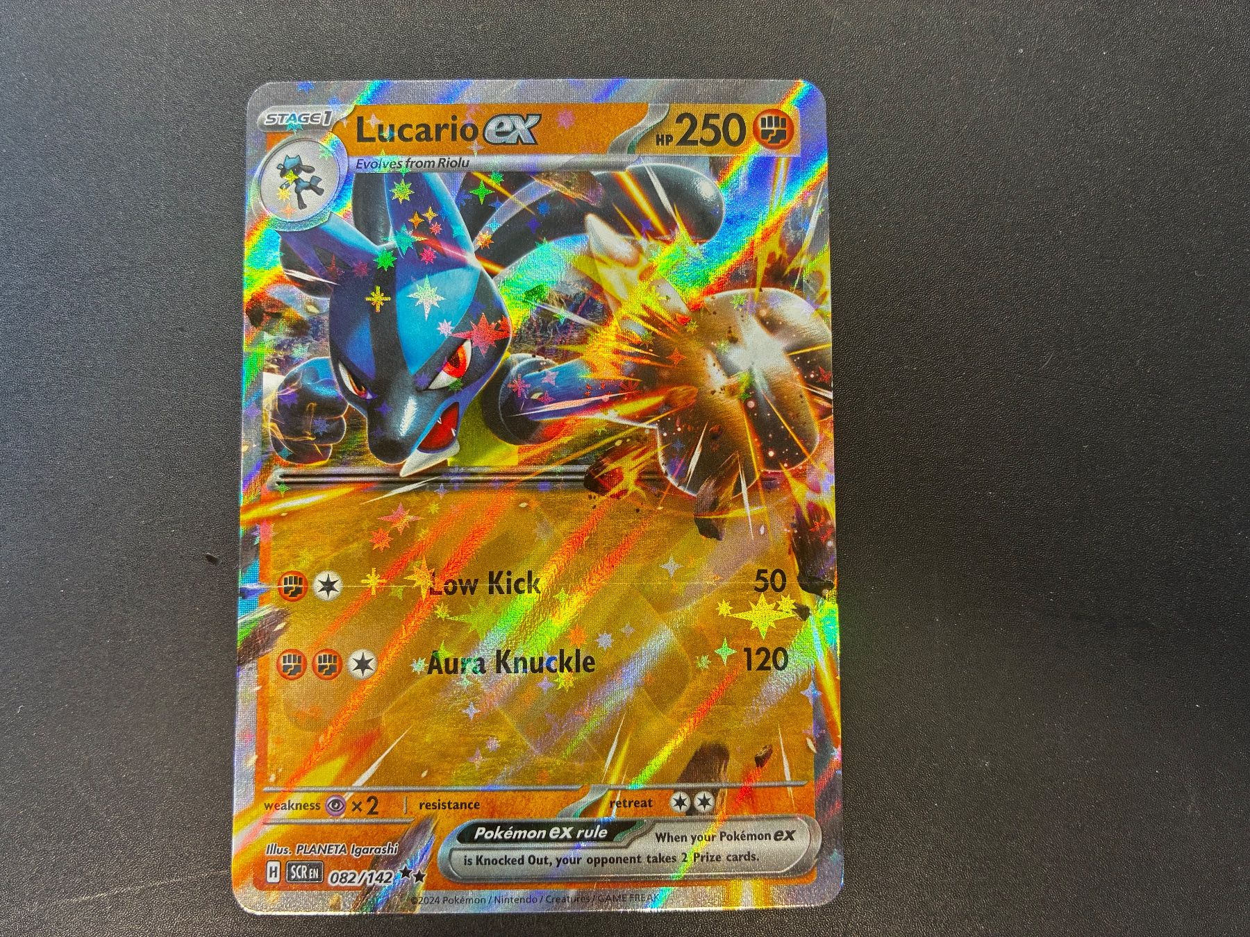 Pokémon Sammelbilder & Trading cards: Lucario EX 082/142 - Stellar Crown - en – Neu (gemäss Beschreibung) aus Hütten von yve_tf69