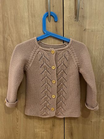 rosa Strickjacke Größe 90