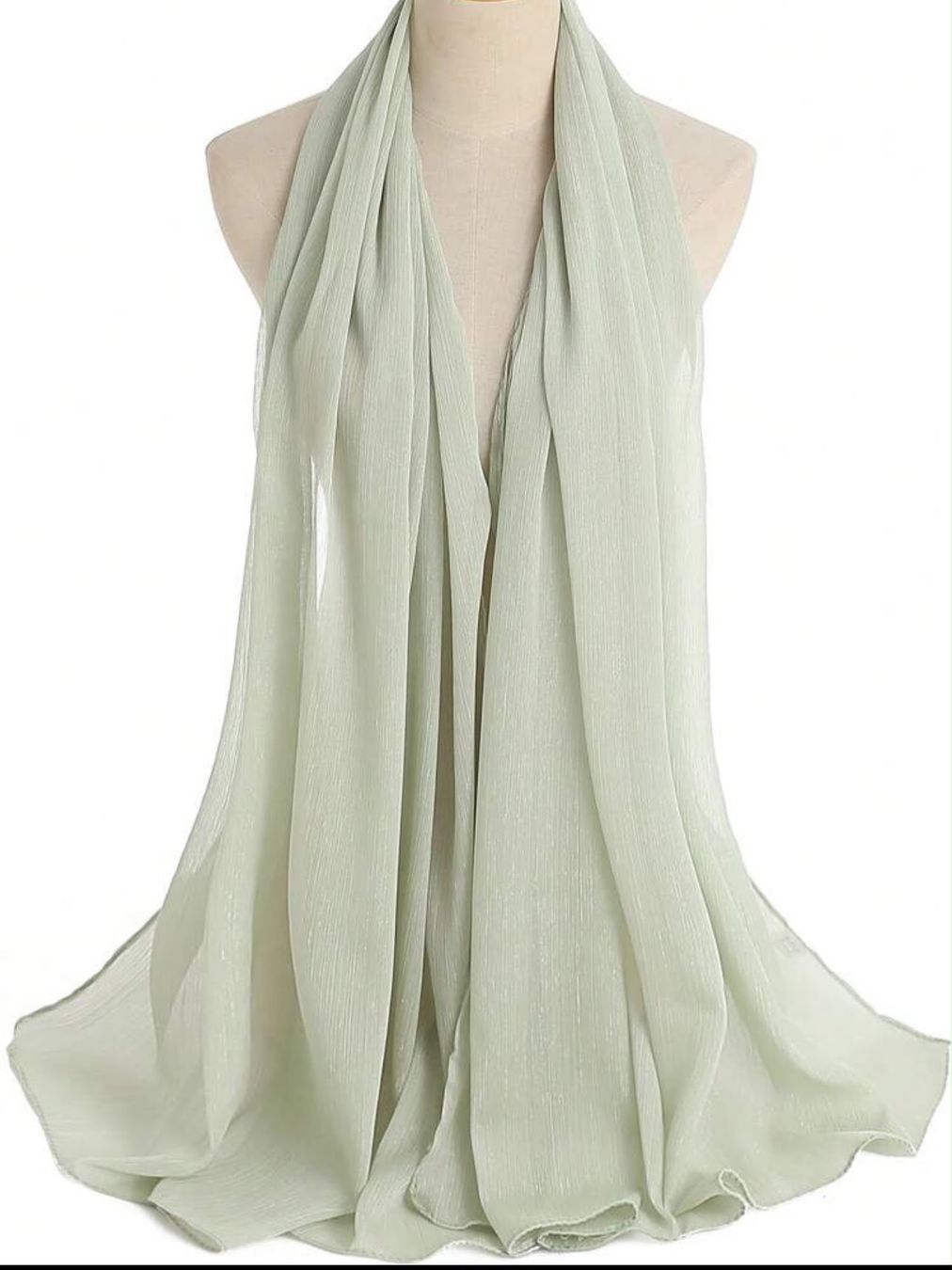 Foulards, Tücher & Schals: Foulard vert pâle – Neu und originalverpackt aus Montreux von Iza_81199 1