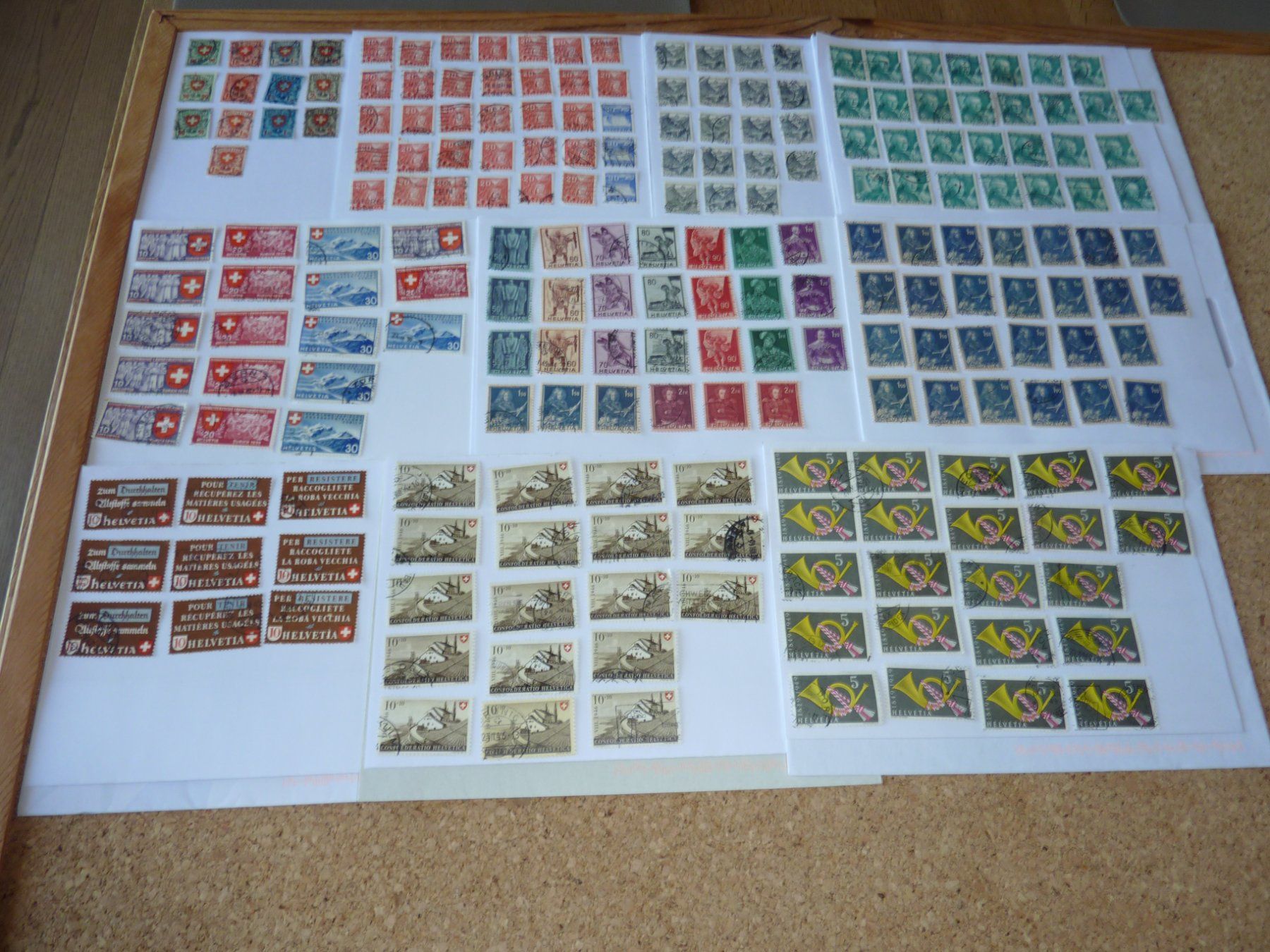 Alle Briefmarken: Schweizer Briefmarken 1500 Stück gestempelt – Gebraucht aus Chur von algin