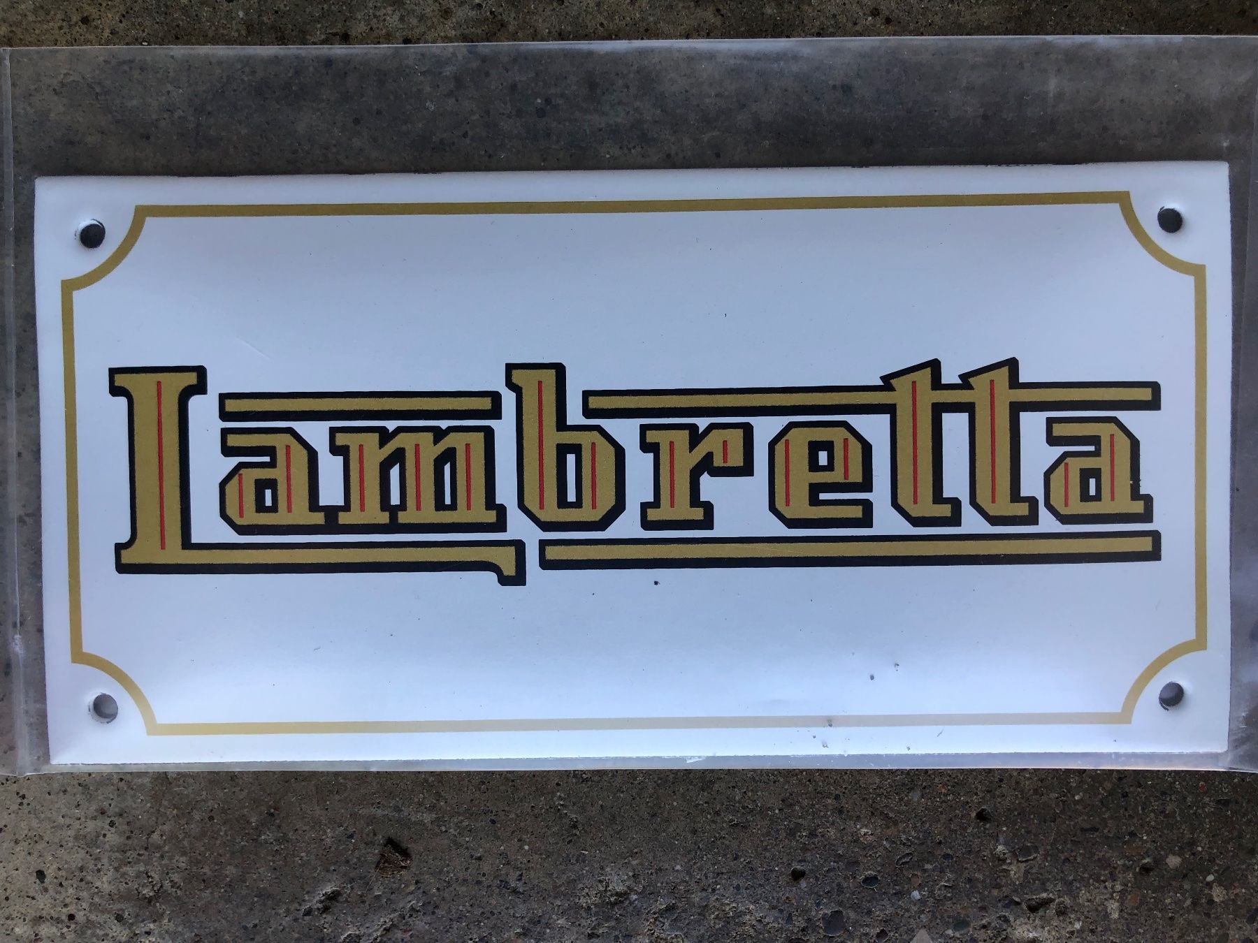 Insegne: Lambretta Roller Oldtimer classic gb – Nuovo (secondo la descrizione) da Reinach AG venduto da rares75