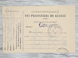 CL22 Carte Postale + Timbre France 1919