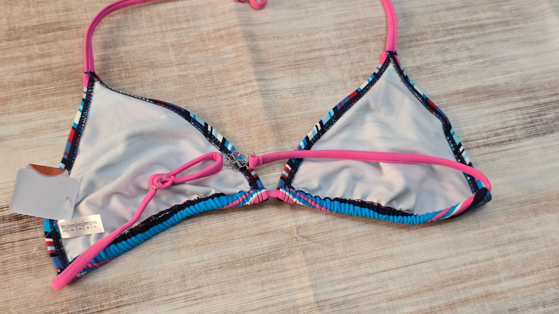 Badekleider & Bikinis: etirel Triangel-Bikini-Top - 176 - gestreift  👙👧🏻 – Neu (gemäss Beschreibung) aus Thalwil von VitaMini 2