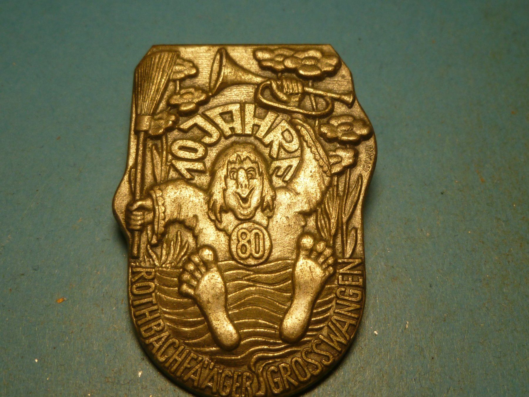Plaketten & Abzeichen: GROSSWANGEN 1980 SILBER – Gebraucht aus Ried (Muotathal) von Mandarin02