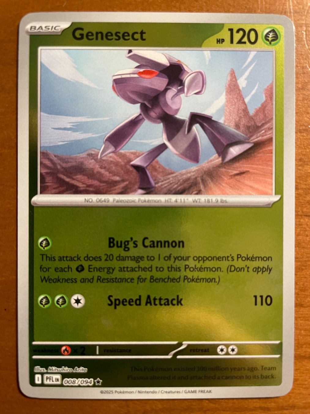 Pokémon Carte collezionabili: Pokemon Genesect Reverse (Versand gratis) – Nuovo (secondo la descrizione) da Chur venduto da Angerson