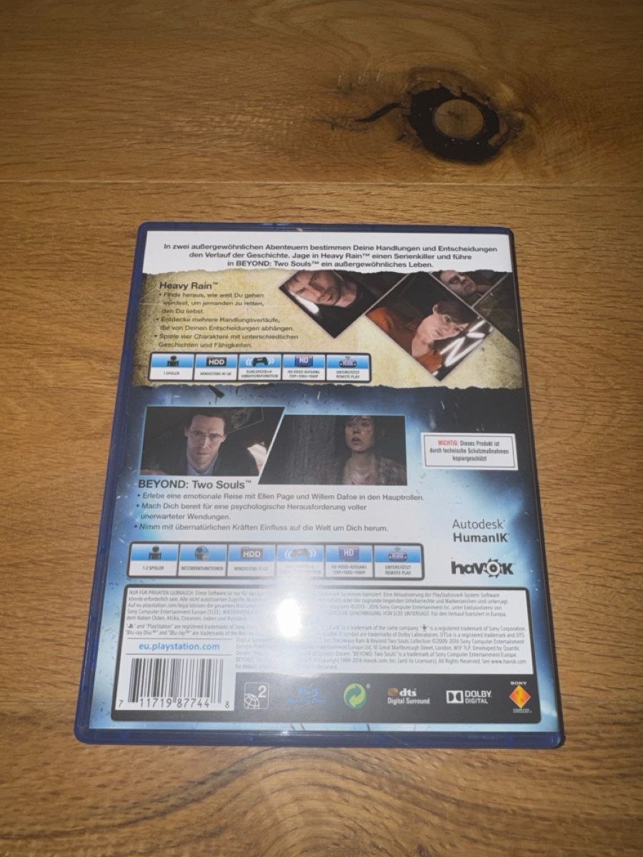 Sony Jeux: Heavy Rain / Beyond Two Souls PS4 – D'occasion à Laupen BE par WinterSnow 1