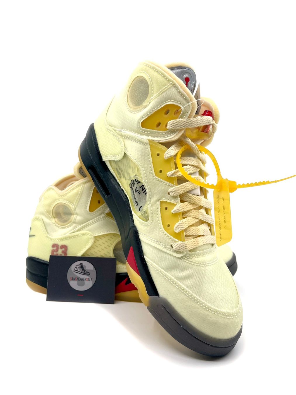 Jordan Herrenschuhe: Jordan 5 Retro OFF-WHITE Sail PS Grösse EU 32 – Neu und originalverpackt aus Küsnacht ZH von SamSneakerSale