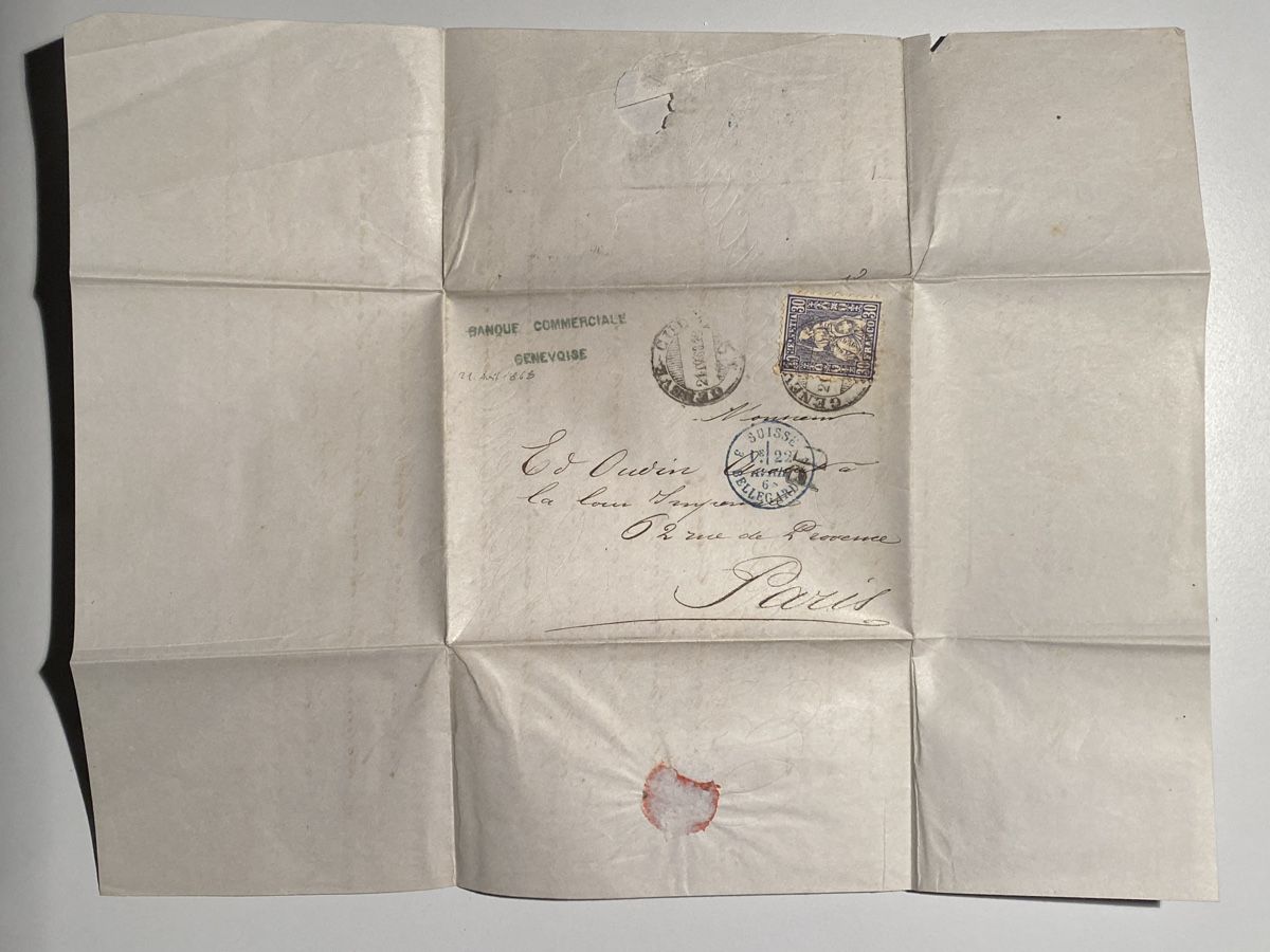 Alle Briefmarken: Schweiz 1868, gest. Geneve, 21. April – Gebraucht aus Küssnacht a. Rigi von Unique-Valuable 3