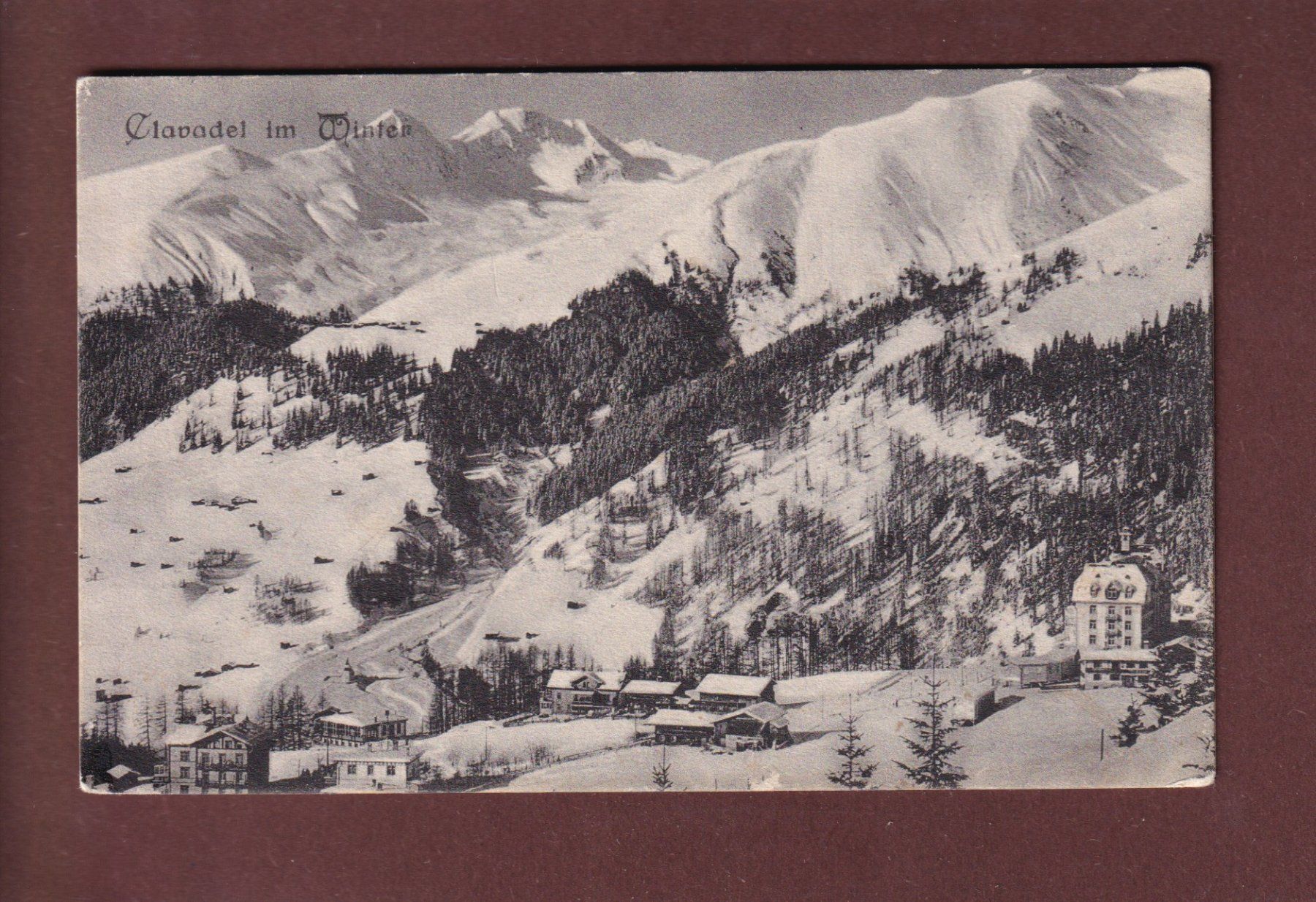 Cartes postales: DAVOS - CLAVADEL – D'occasion à Pully par nicecards