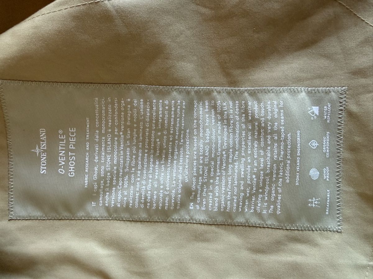 Stone Island Giacche: Stone Island O-Ventile Ghost Piece Jacke – Nuovo (secondo la descrizione) da Bremgarten AG venduto da txeru 4