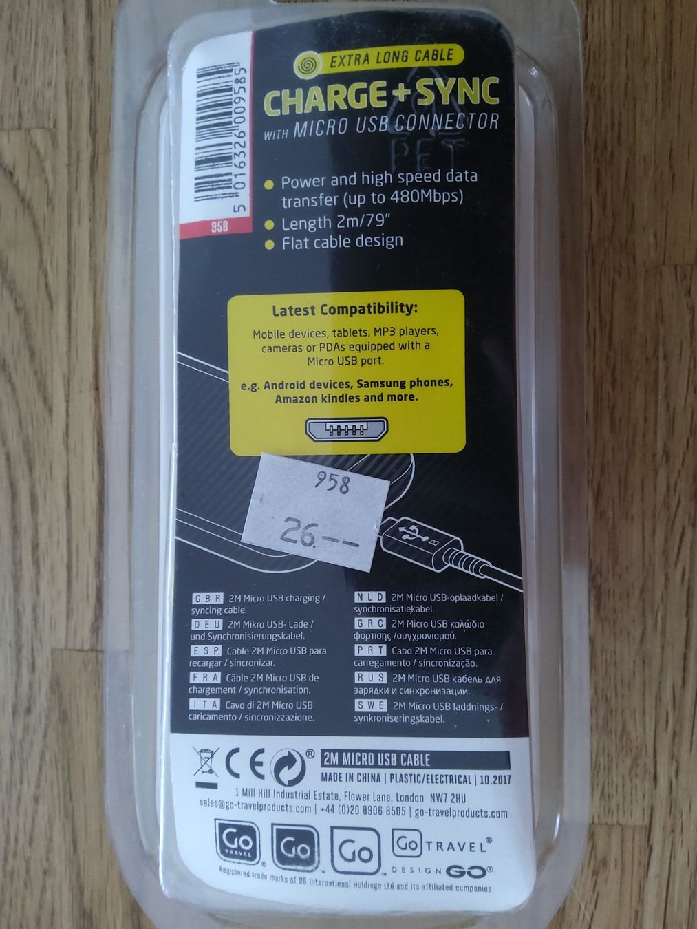 Cavi: ☆Neu USB Charge & SYNC☆ – Nuovo e nell'imballaggio originale da Zürich venduto da lehmi1 1