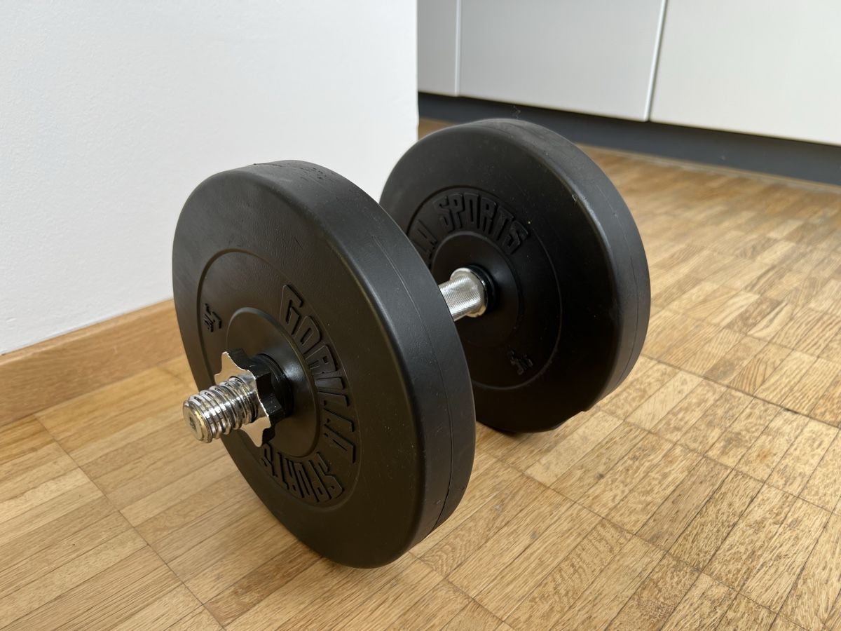 Bodyshape Manubri & Pesi: Kurzhantel-Set mit Zusatzgewichten – Usato da Zürich venduto da MarCan93 4