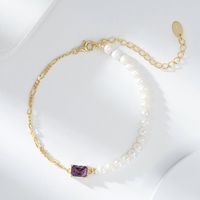 Auralyn Armband – S925 Silber 14K Gold - Echte Perlen