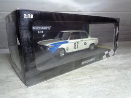 Minichamps 1:18 BMW 2002 tiK Brno 1969 Hahne