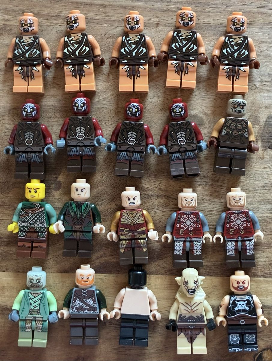 Giocattoli: 20 Herr der Ringe / Hobbit Minifiguren – Nuovo (secondo la descrizione) da Winterthur venduto da JayJays333