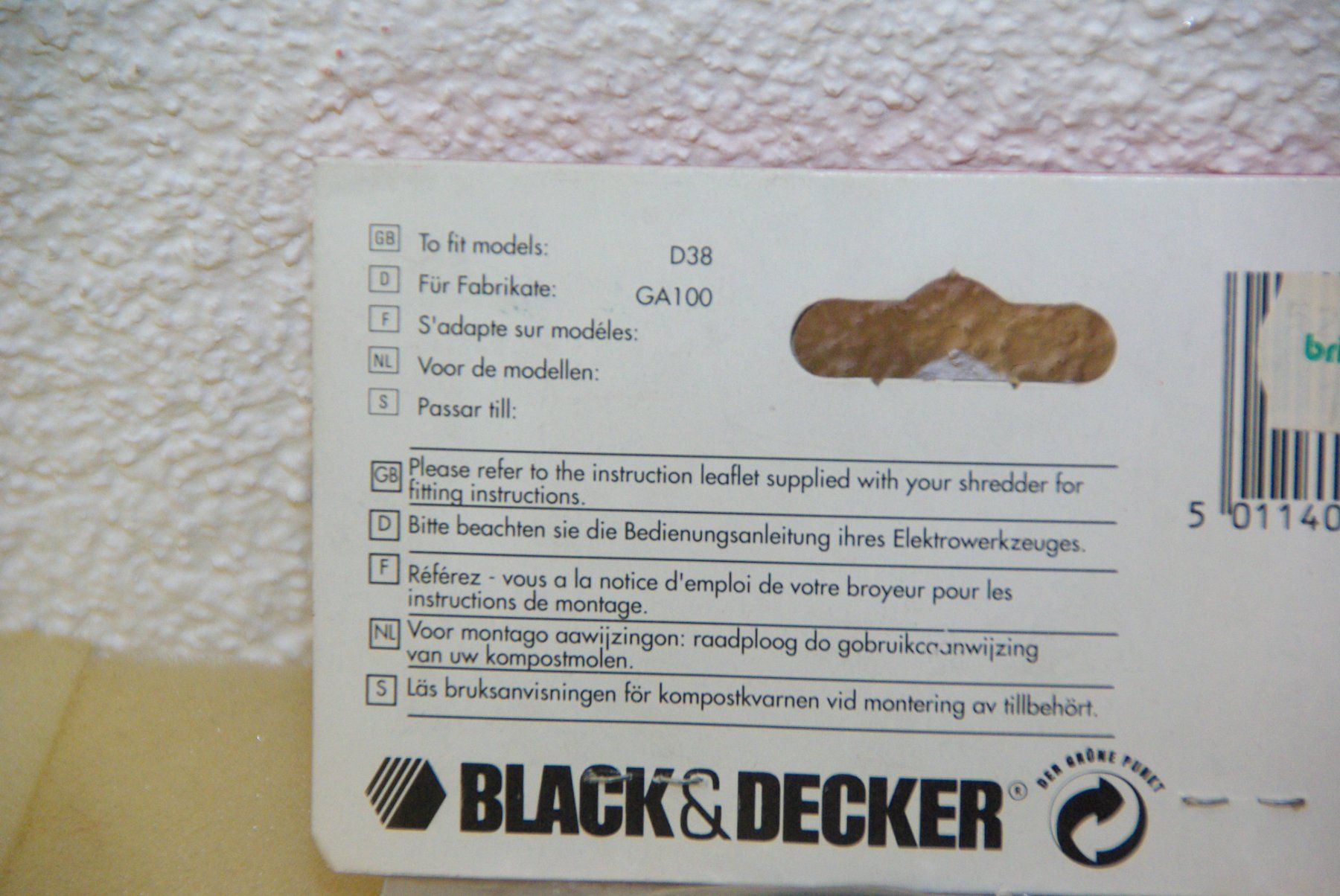 Metall- & Schlosserei Sonstiges: Antriebsriemen Black & Decker, in OVP – Neu und originalverpackt aus Herisau von Cevianer1844 3