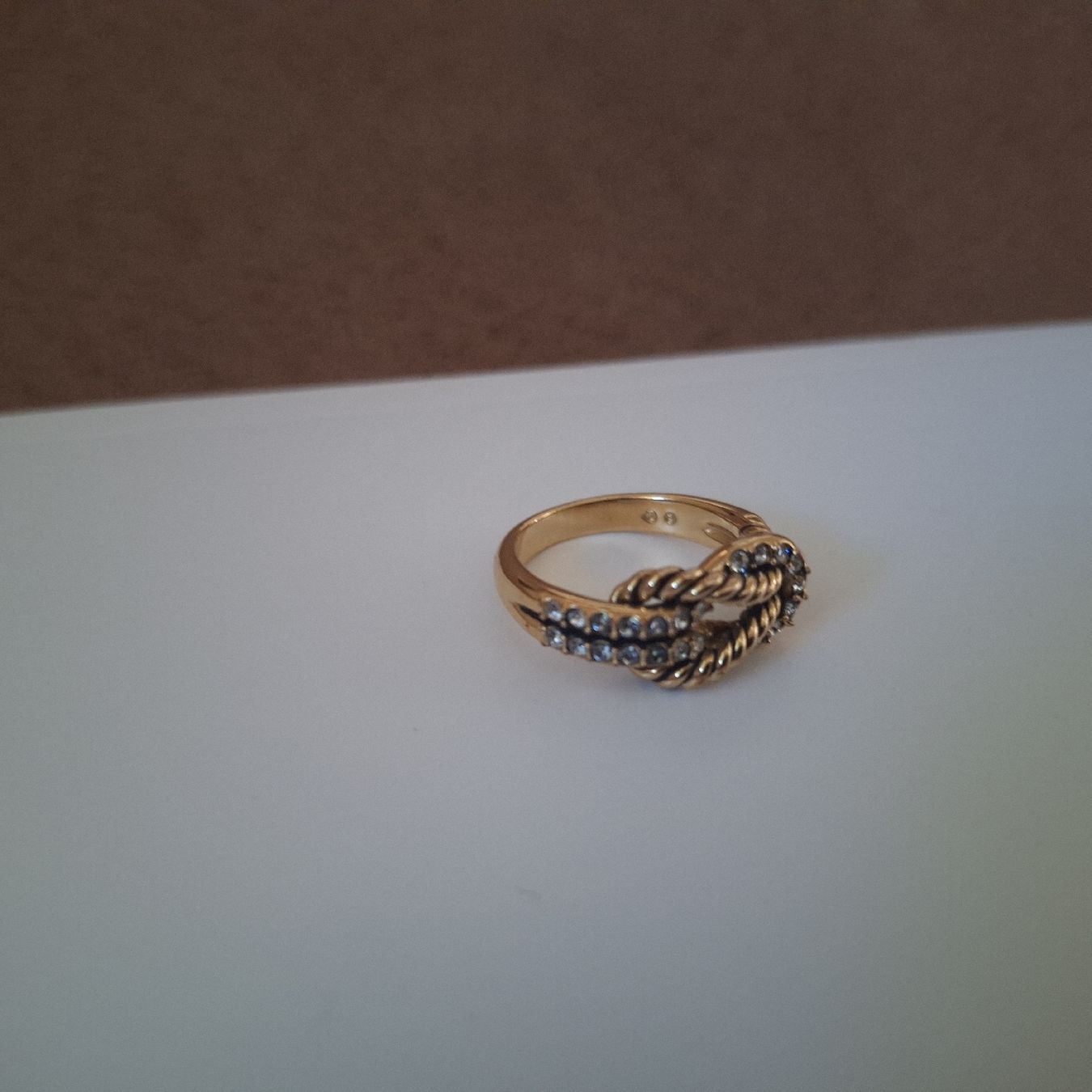 Anelli: Versand möglich.  Eleganter Ring, Gr. 58, Swarovski – Usato da Winterthur venduto da Goldpipau 1