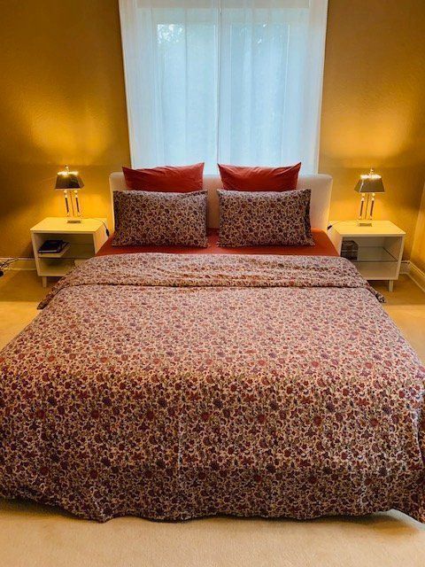 Biancheria da letto: Bettwäsche-Set - Baumwolle/Blütenmuster – Usato da Zürich venduto da gonthemove