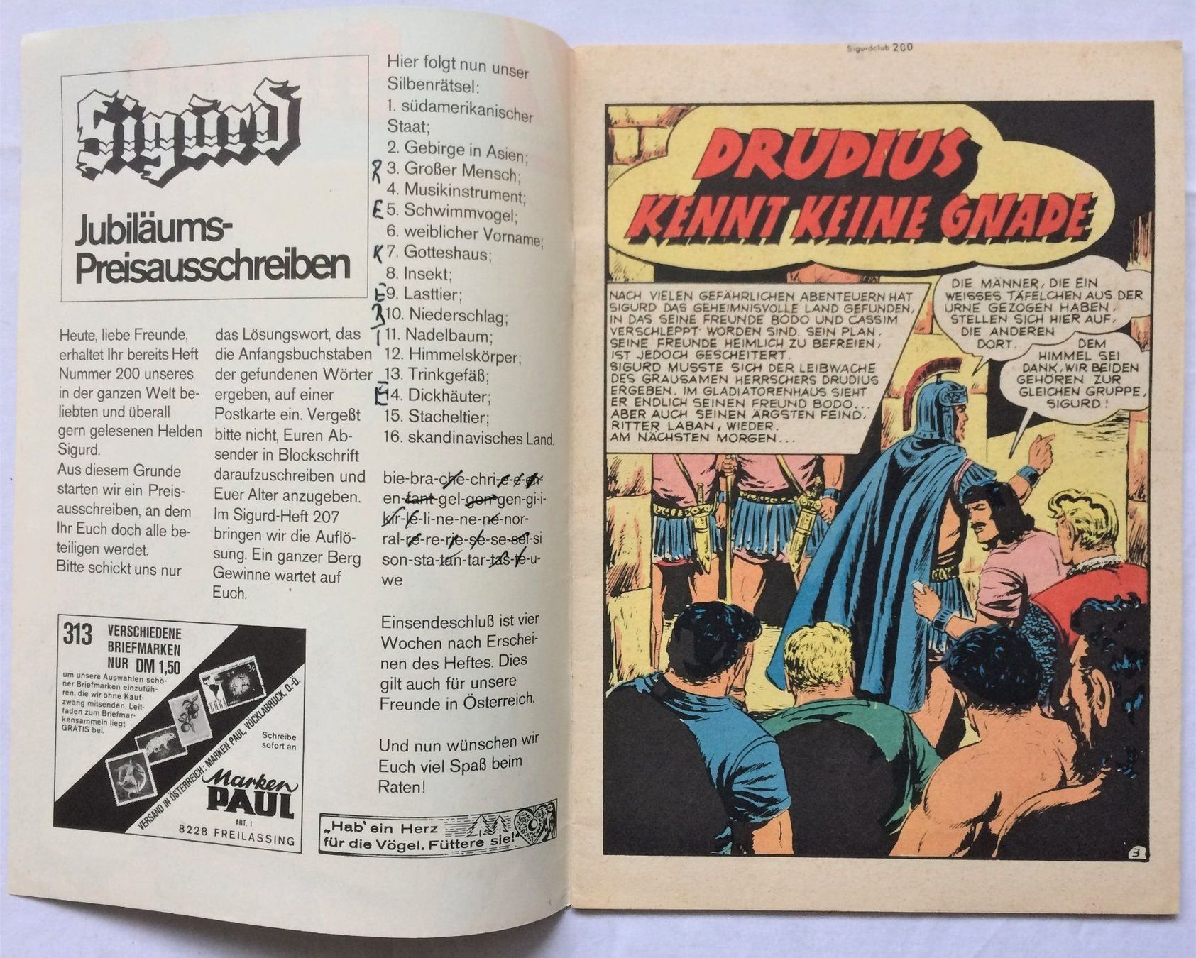 Fumetti: SIGURD - DER RITTERLICHE HELD - Nr.200 – Usato da Schaffhausen venduto da durruti 2