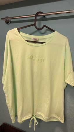 SOCCX T-Shirt hellgrün Grösse XL