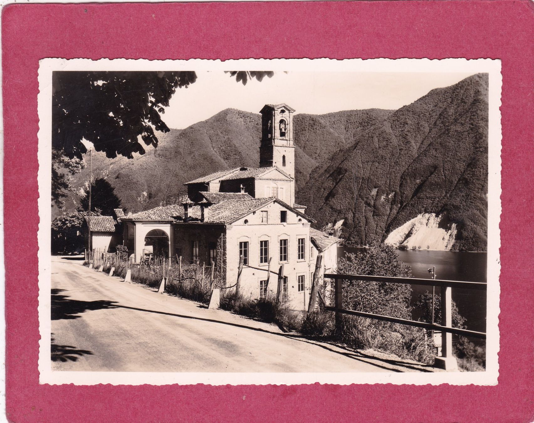 Ansichtskarten: Castagnola La Chiesa 1941 – Gebraucht aus Herisau von Lisegrat2008
