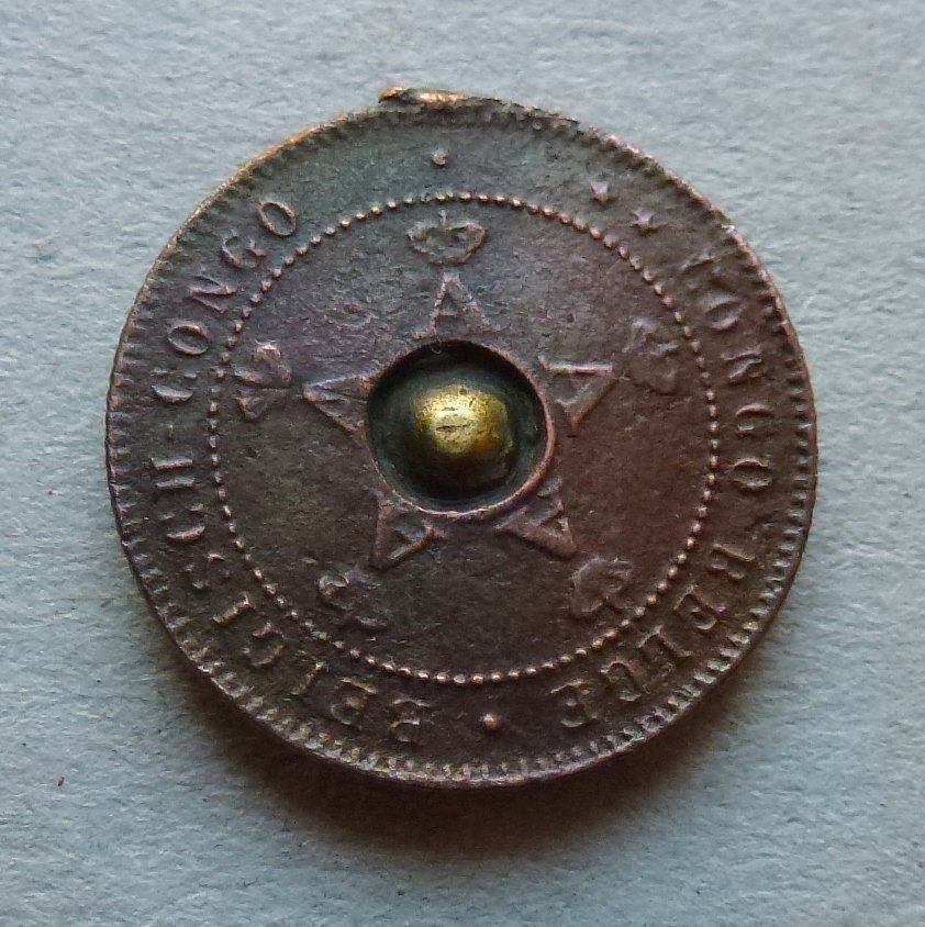 Alle Münzen: Belgisch-Congo ++ 1 Cent 1910 – Gebraucht aus Walkringen von Casablanca777 2