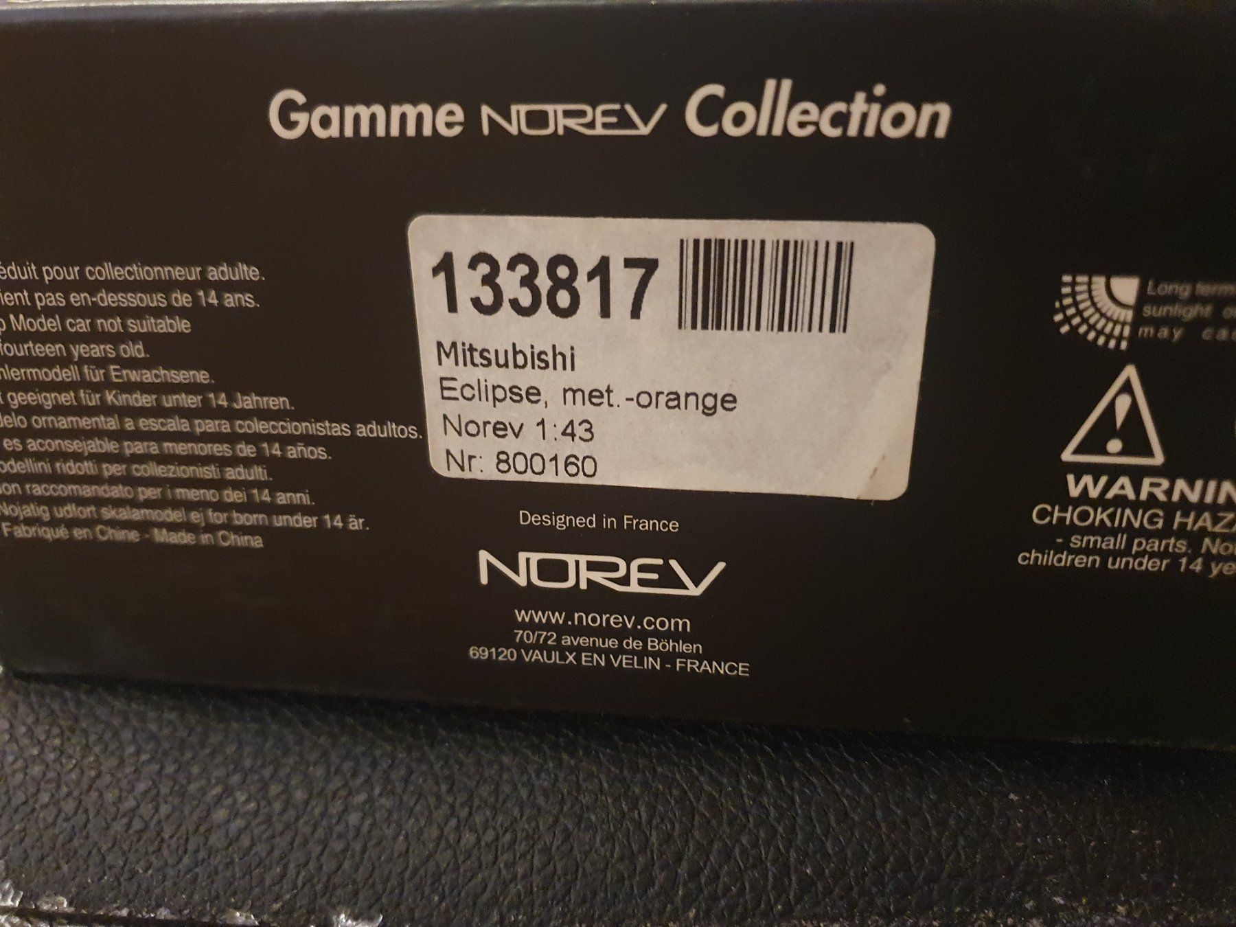Mitsubishi Autos: RARER MITSUBISHI ECLIPSE  1:43 von Norev – Gebraucht aus Safenwil von saavo 1
