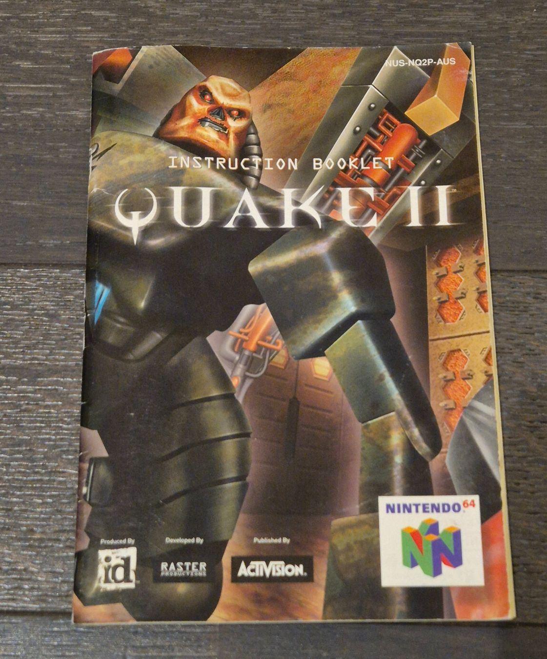 Nintendo Giochi: Manuel d'utilisation du jeu Quake 2 sur Nintendo 64 – Usato da Daillens venduto da zaporogue