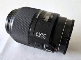 Sony-Objektiv 100mm F2.8 Macro A-Mount SAL100M28