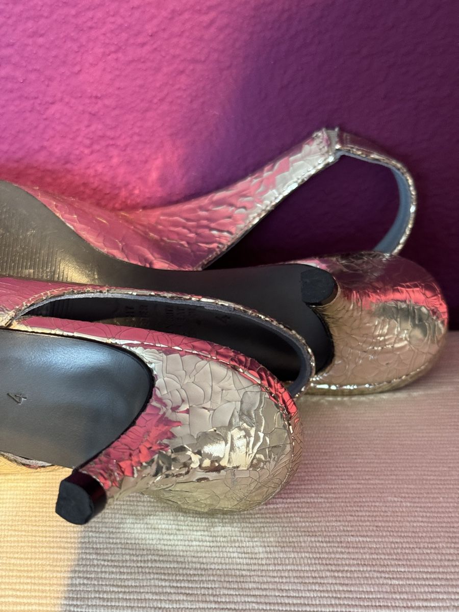 Kennel + Schmenger Damenschuhe: Kennel und Schmenger Slingpumps in Silber – Gebraucht aus Birr von sfe_rhj7 4