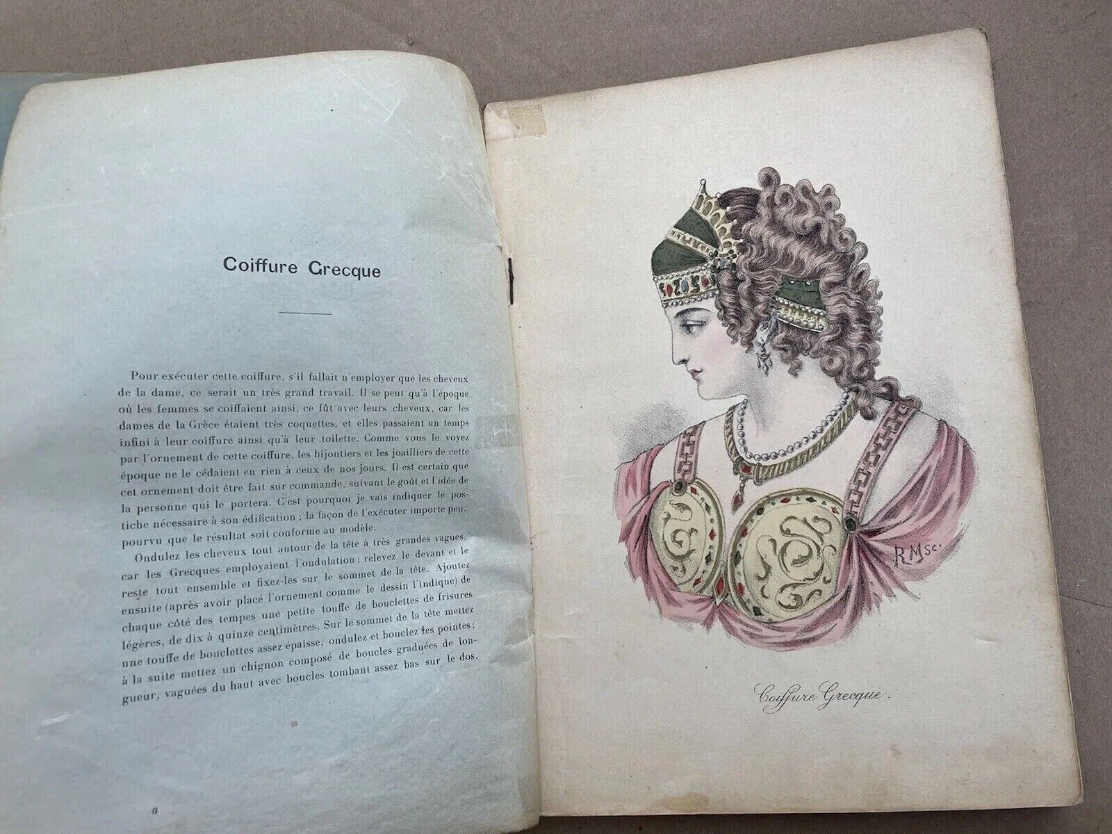 Bücher: Nissy E. Coiffures historiques avec Descriptions. Paris o. J – Gebraucht aus Morges von SevArt 5