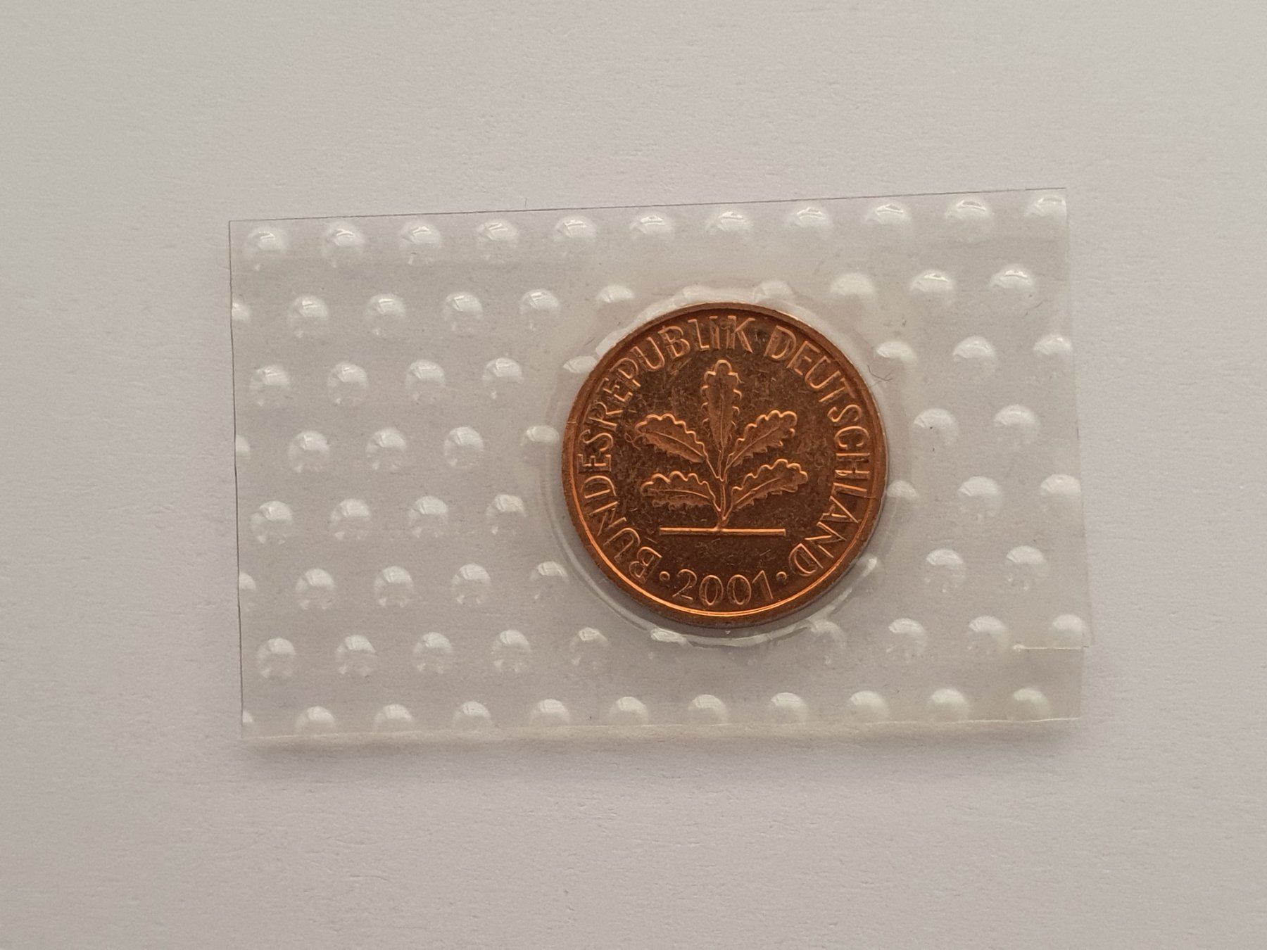 Tutti le monete: 1 Pfennig 2001 F Stgl – Nuovo (secondo la descrizione) da Pravidondaz venduto da LVtik 1