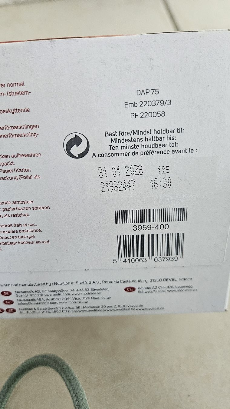 Modifast Cibi & Specialità: Modifast Diät Shake Erdbeere – Nuovo e nell'imballaggio originale da Nürensdorf venduto da BellaLy 1