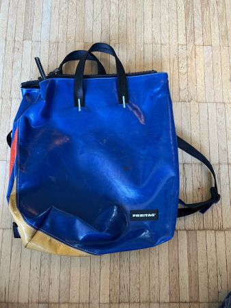 FREITAG F201 PETE Rucksack, blau/gelb/orange