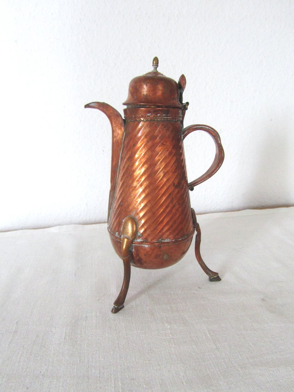 Teiere: Antike Kaffee-Kanne, Kupfer – Usato da Seengen venduto da mikelele 3