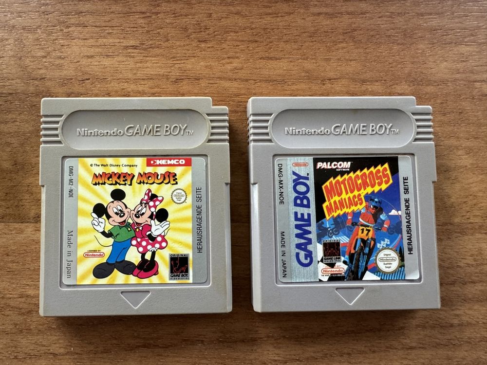 Mickey Mouse + Motocross Maniacs Game Boy Games | Kaufen auf Ricardo