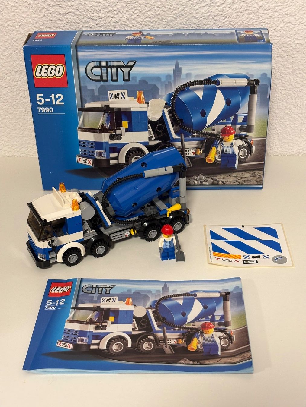Lego Kit di costruzioni: LEGO 7990 Betonmischer komplett – Usato da Lengnau AG venduto da Chefe43