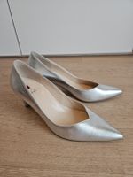 Högl Pumps in silber Leder Gr 39