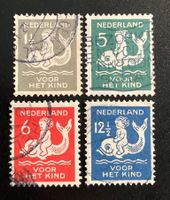 Niederlande, Kindeswohl (1929), 4 Werte #