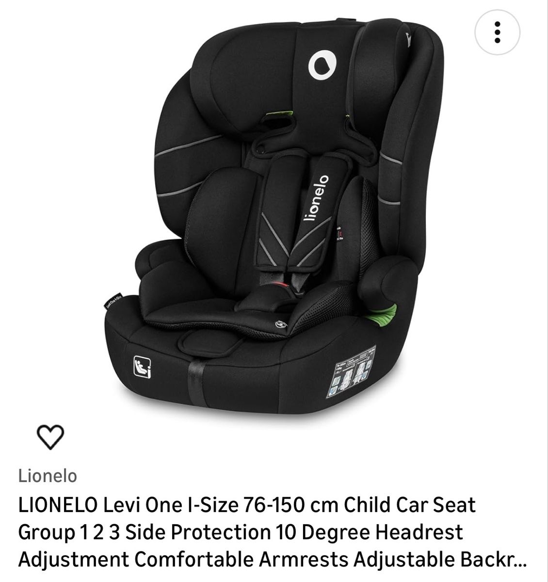 Seggiolini per auto: Lionello Levi One  I-size car seat  – Nuovo e nell'imballaggio originale da Buchs SG venduto da fra_596t