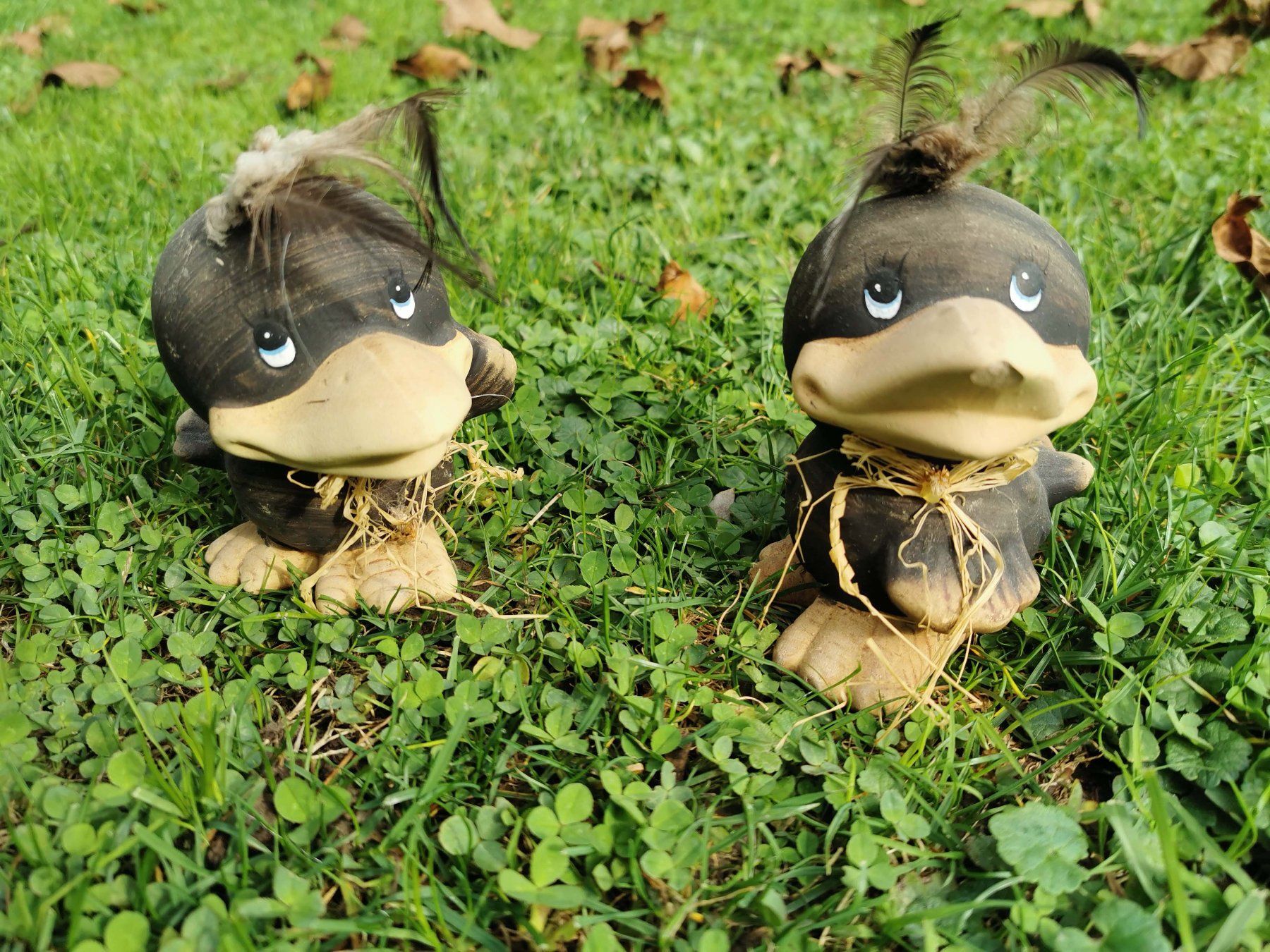 Figuren: 2 lustige Deko-Vögel – Gebraucht aus Wil  AG von Kfloh