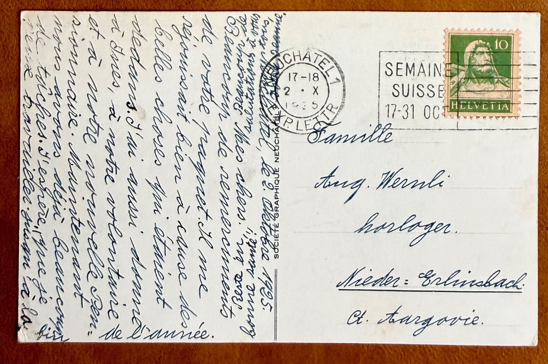 Cartoline postali: Neuchâtel - Baie de l'évole 1925 – Usato da Lutry venduto da Ediego 1