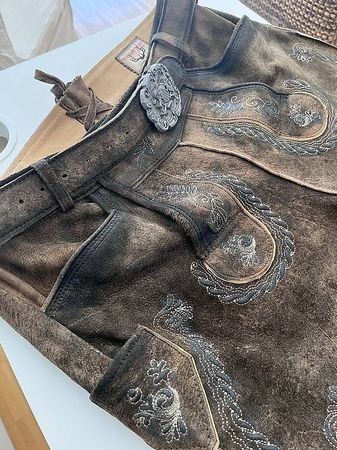 Trachten Lederhose Gr. 50 Oktoberfest von Stockerpoint